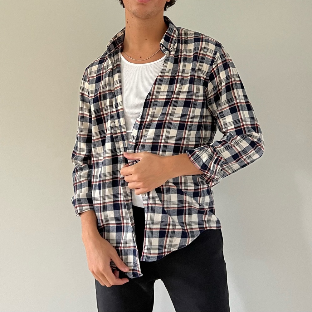 Plaid Flannel Top